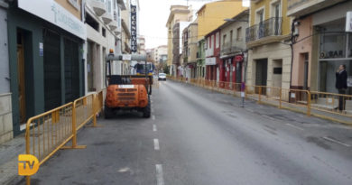Obras de mejora obligan a realizar cortes temporales en distintas calles de Dénia