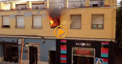 Incendio en una vivienda de la calle La Mar de Dénia Incendio en una vivienda de la calle La Mar de Dénia