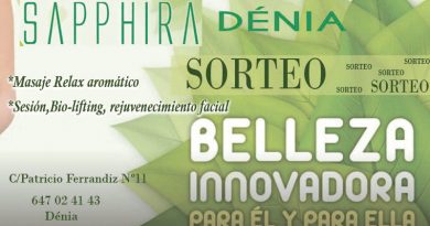 Sorteo de un rejuvenecimiento facial y Masaje Relax en SAPPHIRA DÉNIA Sorteo de un rejuvenecimiento facial y Masaje Relax en SAPPHIRA DÉNIA