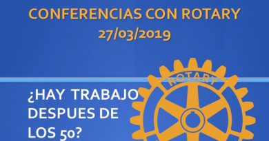 El Club Rotario de Dénia organiza una conferencia que versará entorno a si hay trabajo después de los 50 El Club Rotario de Dénia organiza una conferencia que versará entorno a si hay trabajo después de los 50