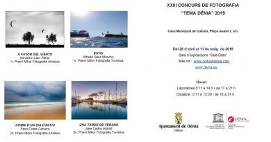 La Casa de Cultura acoge la exposición de fotografías del concurso “Tema Dénia” 2019 La Casa de Cultura acoge la exposición de fotografías del concurso “Tema Dénia” 2019