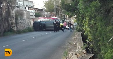 Aparatoso accidente de tráfico en Dénia Aparatoso accidente de tráfico en Dénia
