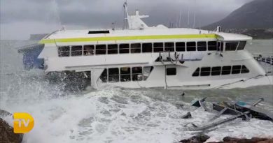 Baleària y Ardentia Marine comienzan las fases del plan de remoción del fast ferry Pinar del Río Baleària y Ardentia Marine comienzan las fases del plan de remoción del fast ferry Pinar del Río