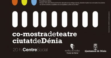 La Muestra de Teatro “Ciutat de Dénia” se celebrará del 3 al 6 de septiembre con un formato más reducido para adaptarse a la situación sanitaria La Muestra de Teatro “Ciutat de Dénia” se celebrará del 3 al 6 de septiembre con un formato más reducido para adaptarse a la situación sanitaria