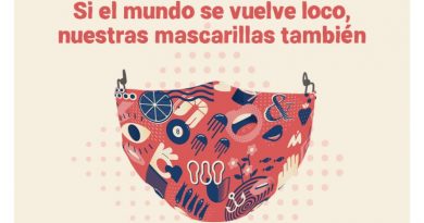 Hugo Giner es el diseñador de la nueva mascarilla del Portal de la Marina Hugo Giner es el diseñador de la nueva mascarilla del Portal de la Marina