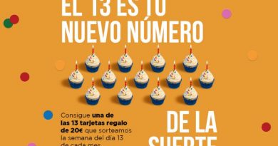La suerte llega al Centro Comercial Portal de la Marina los días 13 de cada mes La suerte llega al Centro Comercial Portal de la Marina los días 13 de cada mes