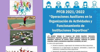 El nuevo curso de Creama Dénia “Operaciones auxiliares en la organización de actividades y funcionamiento de instalaciones deportivas” El nuevo curso de Creama Dénia “Operaciones auxiliares en la organización de actividades y funcionamiento de instalaciones deportivas”