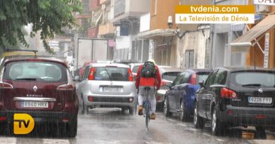 Emergencia naranja en la Marina Alta: colegios abiertos, pero con restricciones en varios municipios