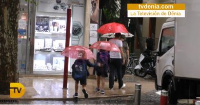 Dénia activa la alerta naranja por lluvias intensas este jueves: los colegios abrirán con normalidad
