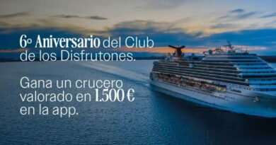El Club de los Disfrutones celebra su 6º aniversario con el sorteo de un crucero por el Mediterraneo El Club de los Disfrutones celebra su 6º aniversario con el sorteo de un crucero por el Mediterraneo