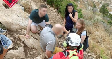 Rescatan a un senderista  en el Peñon d’Ifach