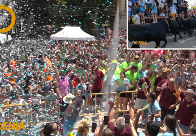 Inicio multitudinario de las fiestas de Dénia 2025: Chupinazo y entrada de Bous a la Mar