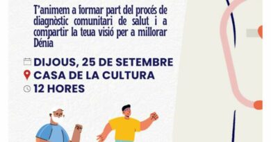 Dénia impulsa nuevas acciones en salud gracias a tres subvenciones y celebra la jornada participativa “Descubrimos los activos de Dénia”
