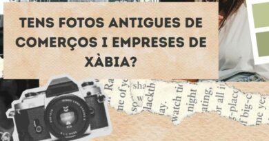 Xàbia hace un llamamiento a la ciudadanía para recopilar fotografías y documentos antiguos del comercio local