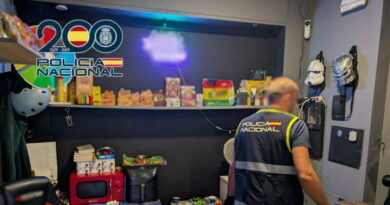 La Policía Nacional desmantela un punto de venta de droga en Dénia encubierto bajo una falsa asociación