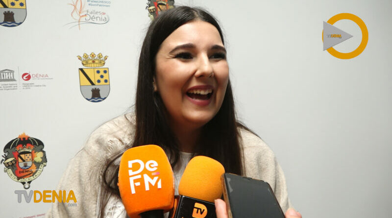 Mireia Asunción «Ser la pregonera de les falles de Dénia és tot un repte per a mi» Mireia Asunción «Ser la pregonera de les falles de Dénia és tot un repte per a mi»