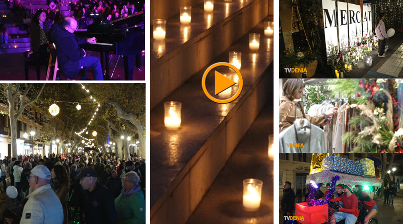 Dénia volvió a brillar en la Nit de la Llum Dénia volvió a brillar en la Nit de la Llum
