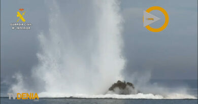 Nuevas imágenes del la explosión de la bomba en Dénia