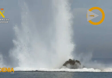 Nuevas imágenes del la explosión de la bomba en Dénia