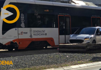 Nuevo accidente del tren en Dénia Nuevo accidente del tren en Dénia