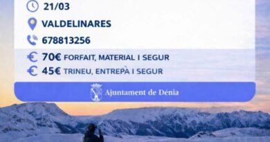 Juventud Dénia organiza una excursión a la estación de esquí de Valdelinares