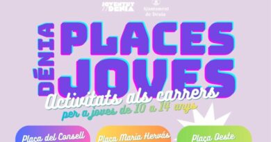 Juventut Dénia estrena «Plazas Jóvenes” y celebra el Carnaval joven este sábado