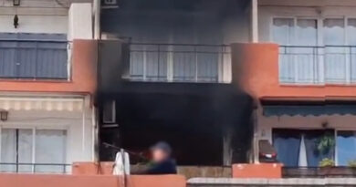 Incendio en una vivienda en Xàbia