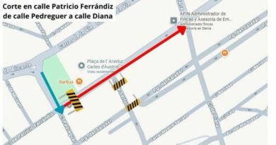 Corte de calles en Dénia