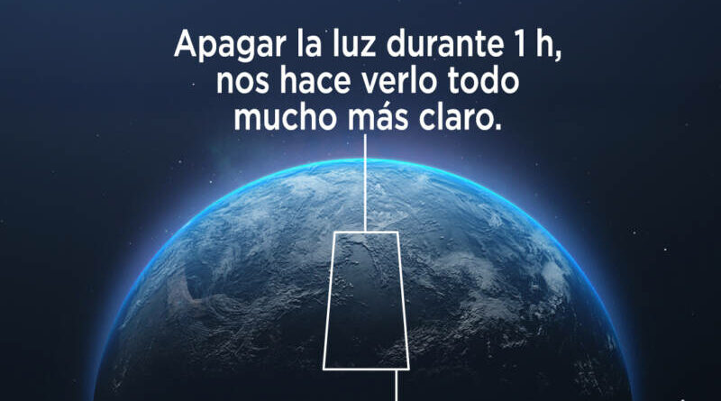 Portal de la Marina se suma a la hora del planeta en apoyo a la lucha contra el cambio climático