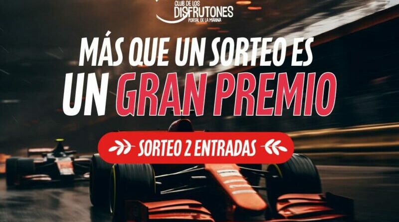 Portal de la Marina sortea entradas para el Gran Premio de España de Fórmula 1