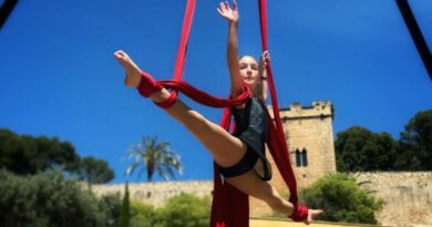 El circo toma la plaza del Consell en una jornada participativa en Dénia