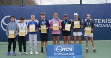 Lluvia de trofeos para la cantera del Club de Tenis Dénia en el Regional Alevín Lluvia de trofeos para la cantera del Club de Tenis Dénia en el Regional Alevín