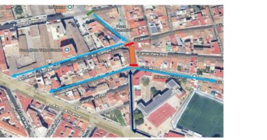 Aviso de cortes y cambios de tráfico en Dénia por obras