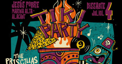 Garage, rock’n’roll, surf y punk en la  IX Tiki Party de Jesús Pobre