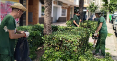El Alumnado de Jardinería del Taller de Empleo Marina Alta XV de CREAMA continua su itinerario de prácticas en los parques y Jardines de Calp