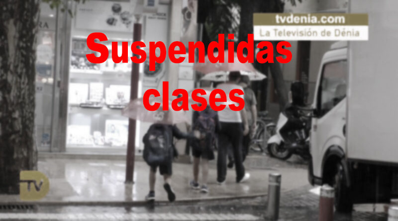 Suspendidas las clases y actividades municipales para este viernes ante la previsión de lluvias Suspendidas las clases y actividades municipales para este viernes ante la previsión de lluvias