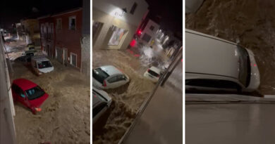 Desborda el Riu Girona a su paso por El Verger i Els Poblets